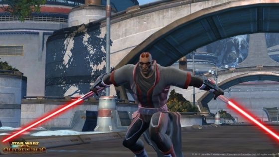 Star Wars: The Old Republic fight