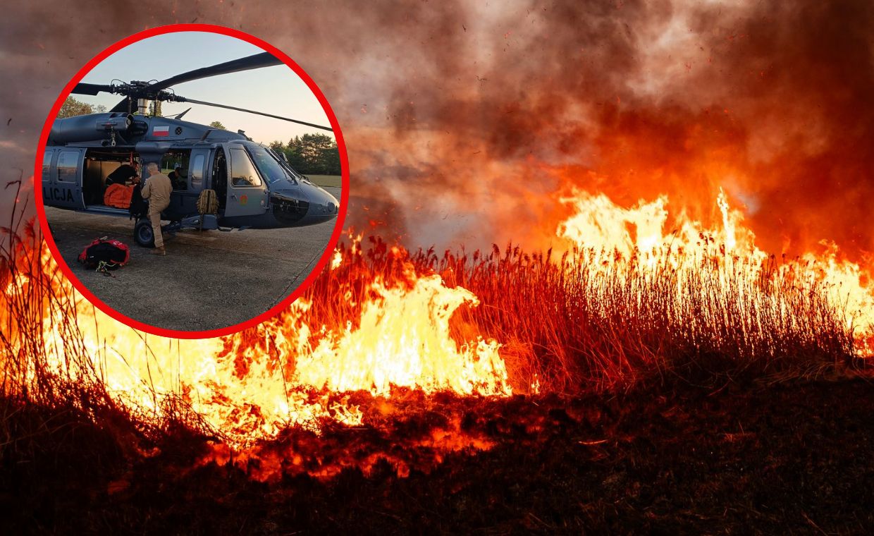 Gigantyczny pożar na Podlasiu. Sytuacja robi się ekstremalna