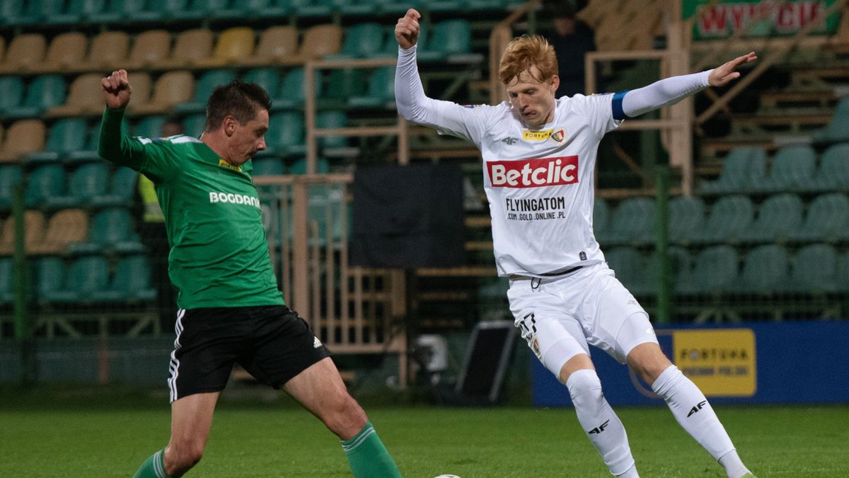 PAP / Wojtek Jargiło / Na zdjęciu: mecz Górnik Łęczna - Piast Gliwice