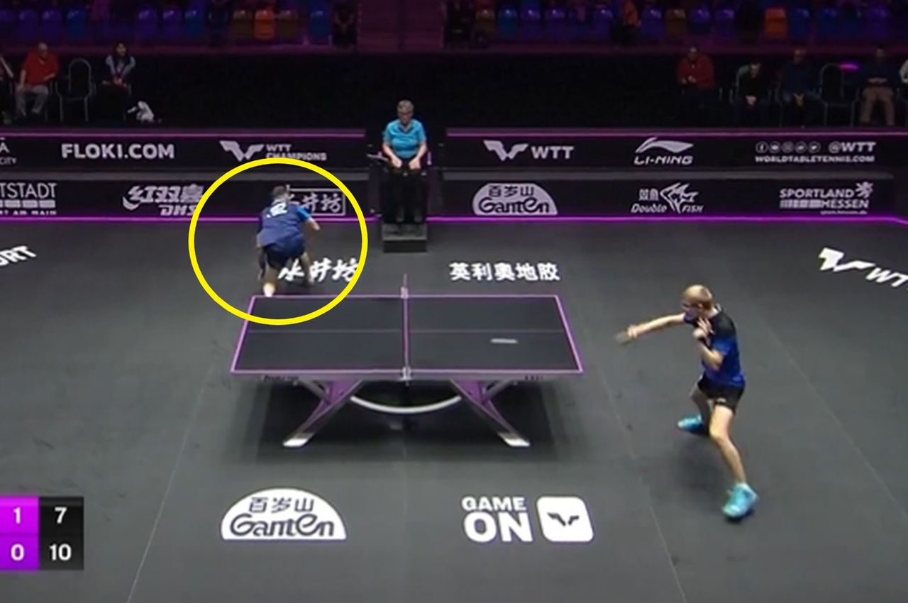 Pure table tennis magic. Watch an amazing rally between French players