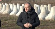 Tusk przy granicy polsko-rosyjskiej. "To inwestycja w pokój"