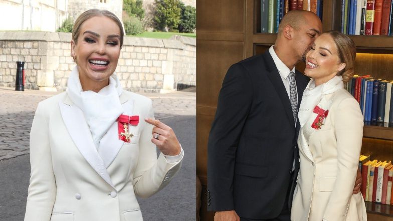 Oblana kwasem Katie Piper została odznaczona ORDEREM przez rodzinę królewską (ZDJĘCIA)