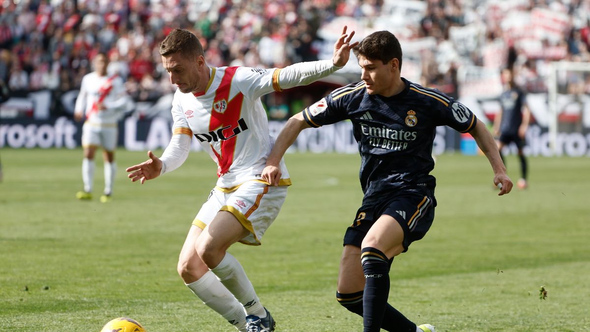 PAP/EPA / PAP/EPA/Sergio Perez / W derbach Rayo Vallecano grało z Realem Madryt