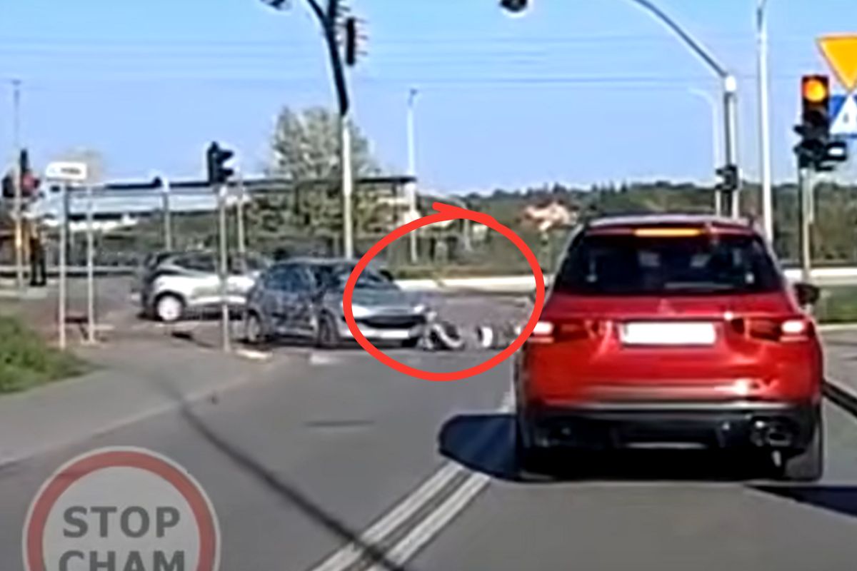Hulajnoga kontra auto. Nagranie z Gdańska niesie się po sieci