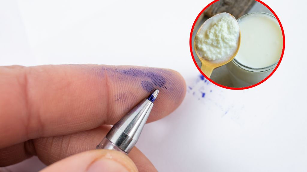 Jak usunąć plamy z długopisu?