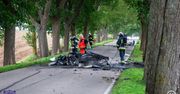 Makabryczny wypadek porsche na Mazurach. Z auta została miazga. Nie żyją biznesmeni