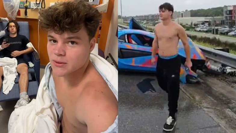 Amerykański YouTuber rozbił McLarena, bo prowadząc, zerkał w tel