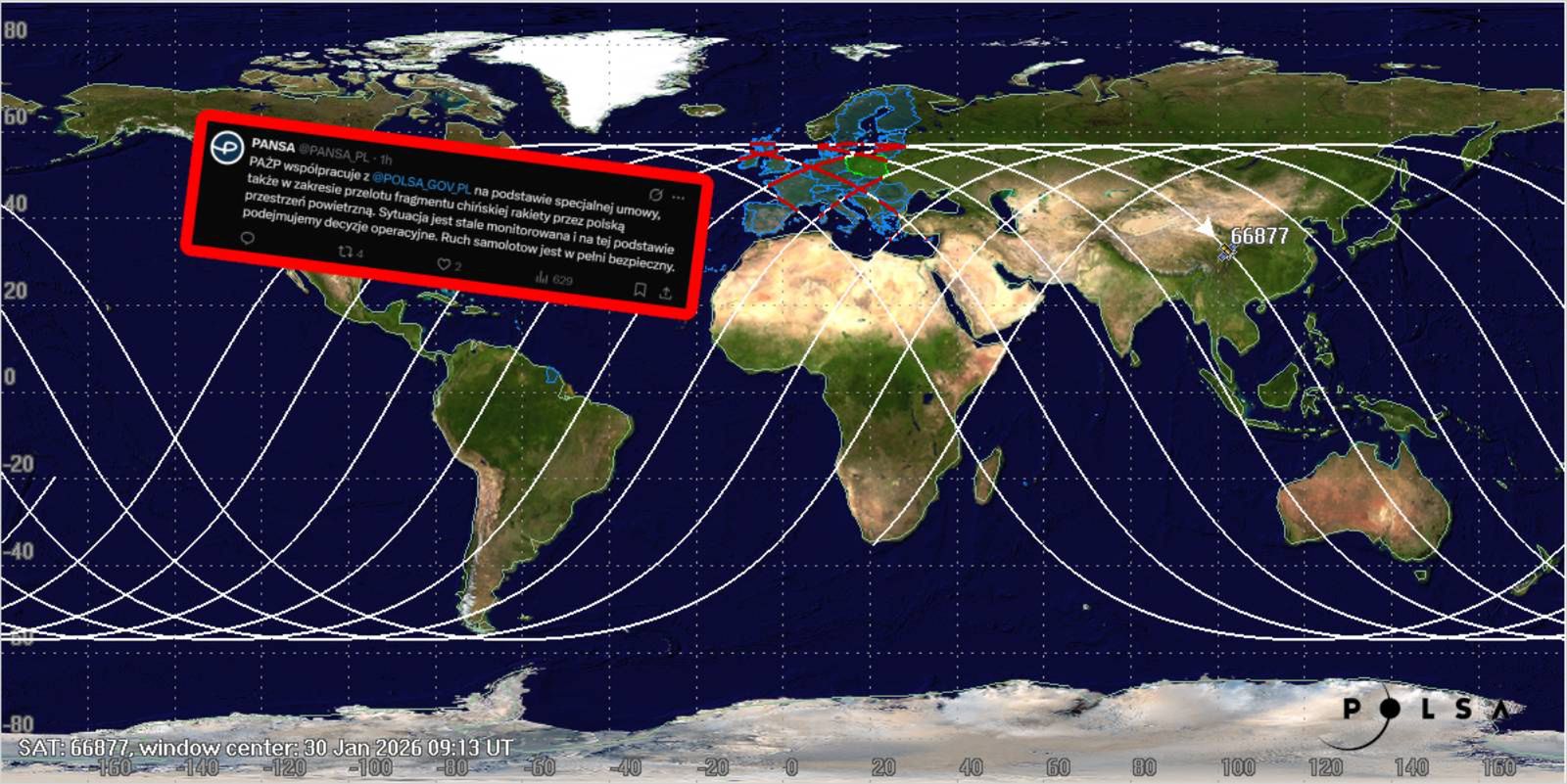 wiadomości,aktualności,WP Wiadomości Nowy komunikat ws. chińskiej rakiety nad Polską. 