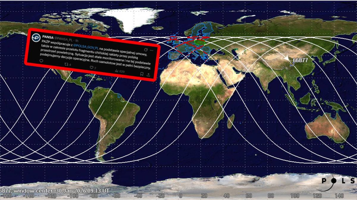 Nowy komunikat ws. przelotu chińskiej rakiety.