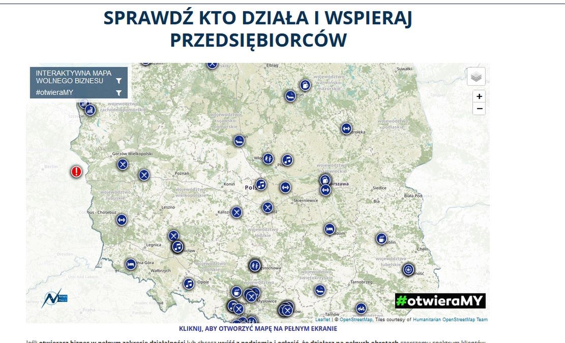 "Mapa wolnego biznesu"