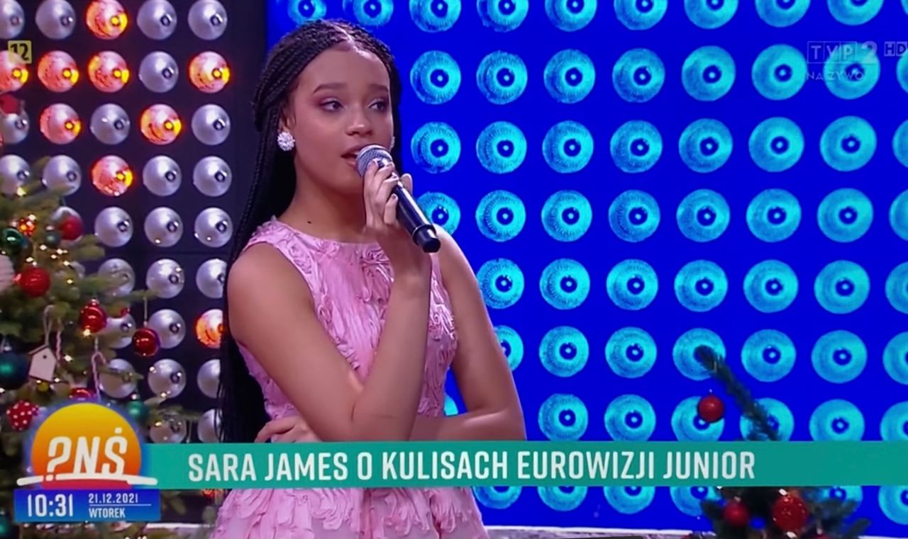 Sara James w Pytanie na śniadanie po Eurowizji Junior 2021