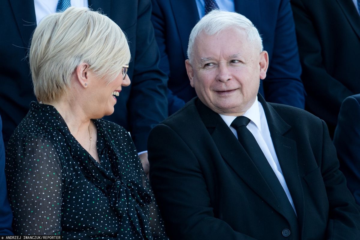 Aborcja w Polsce. Prezes TK Julia Przyłębska i prezes Pis Jarosław Kaczyński