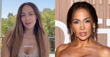 RZADKI WIDOK: 57-letnia Jennifer Lopez pokazała się BEZ GRAMA MAKIJAŻU! Czas się dla niej zatrzymał? (FOTO)