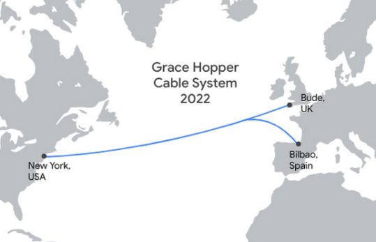 Grace Hopper - kabel, którym Google połączy USA z Europą (wideo)