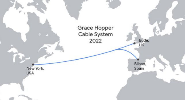 Grace Hopper - kabel, którym Google połączy USA z Europą (wideo)