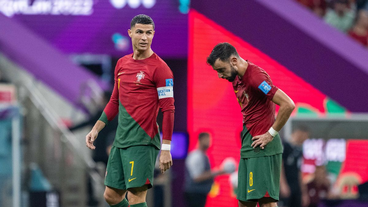 Zdjęcie okładkowe artykułu: Getty Images / Sebastian Frej/MB Media / Na zdjęciu: Cristiano Ronaldo (z lewej) i Bruno Fernandes