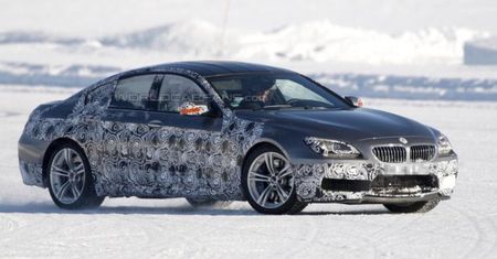 BMW M6 Gran Coupé przyłapane na śniegu