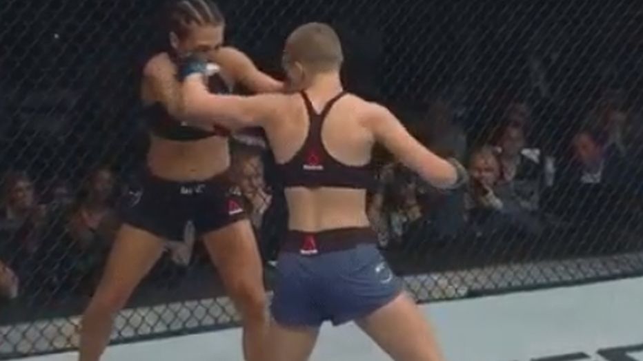 WP SportoweFakty / Twitter UDC / Na zdjęciu: Joanna Jędrzejczyk (z lewej)