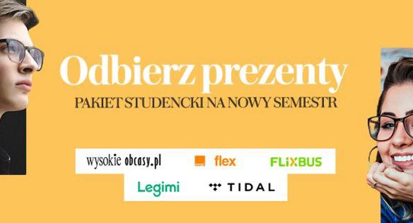 Wyborcza.pl w promocyjnych cenach dla studentów z bonusami od Legimi, Tidala, FlixBusa i Orange Flex