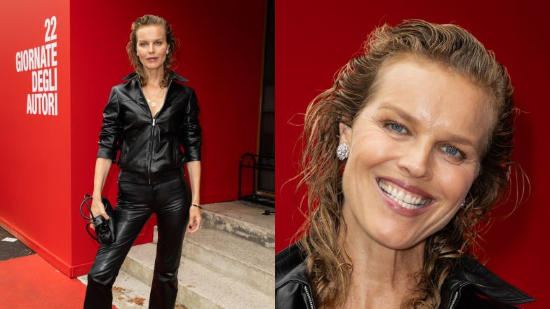Eva Herzigová w skórze bryluje na festiwalu filmowym w Wenecji