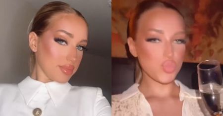 Caroline Derpienski, mimo biedy, baluje w klubie i zdradza, jak teraz będzie ZARABIAĆ NA ŻYCIE!