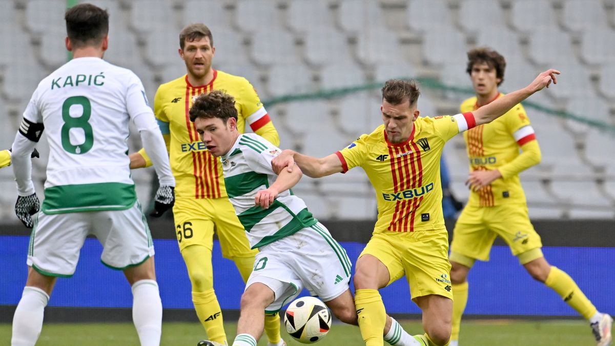 PAP / Piotr Polak / Na zdjęciu: Korona Kielce zremisowała z Lechią Gdańsk 0:0