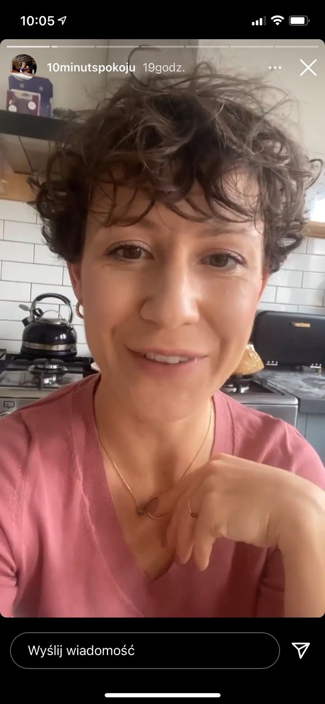 Justyna Kozłowska w nowej fryzurze