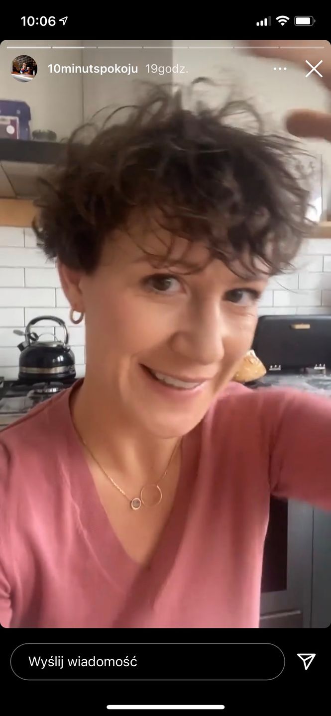 Justyna Kozłowska w nowej fryzurze