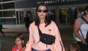 Kourtney Kardashian została dresiarą. Fatalna stylizacja celebrytki