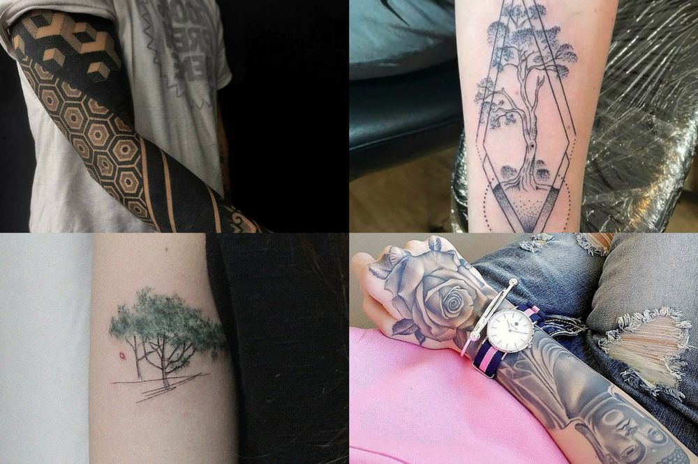 Wzory tatuaży na rękę