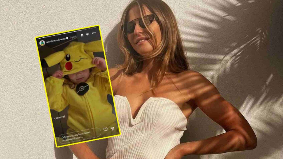 Getty Images / Anna Lewandowska / Na zdjęciu: Anna Lewandowska i córeczka w stroju Pokemona