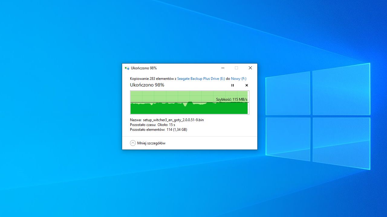 Test dysku SSD NVMe Apacer AS2280P2 Pro: pantera, którą rozłożyła gorączka 8