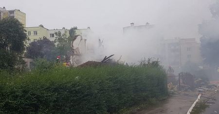 Potężny wybuch w Toruniu. Dom legł w gruzach