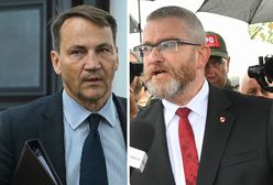 "Robota wrogów Polski". Sikorski ostro o Braunie