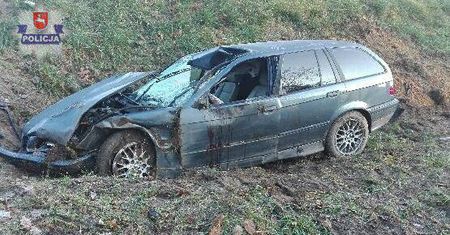 Wola Blizocka: Samochód zderzył się z łosiem. Kierowca trafił do szpitala