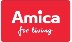 Amica z hasłem „for living” w zmienionym logo