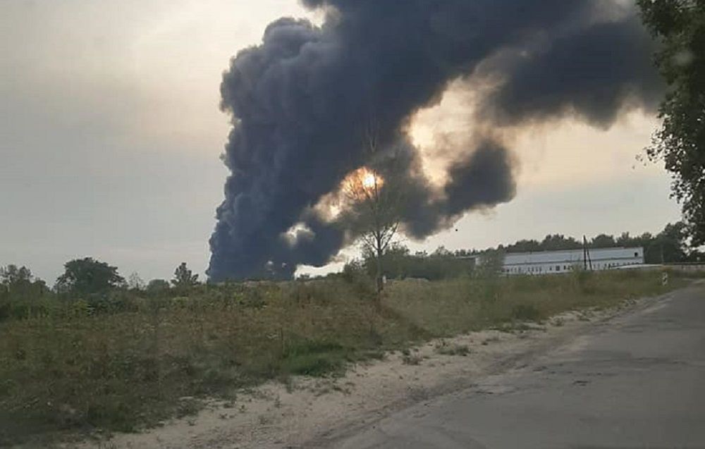 Sosnowiec. Groźny pożar na wysypisku śmieci