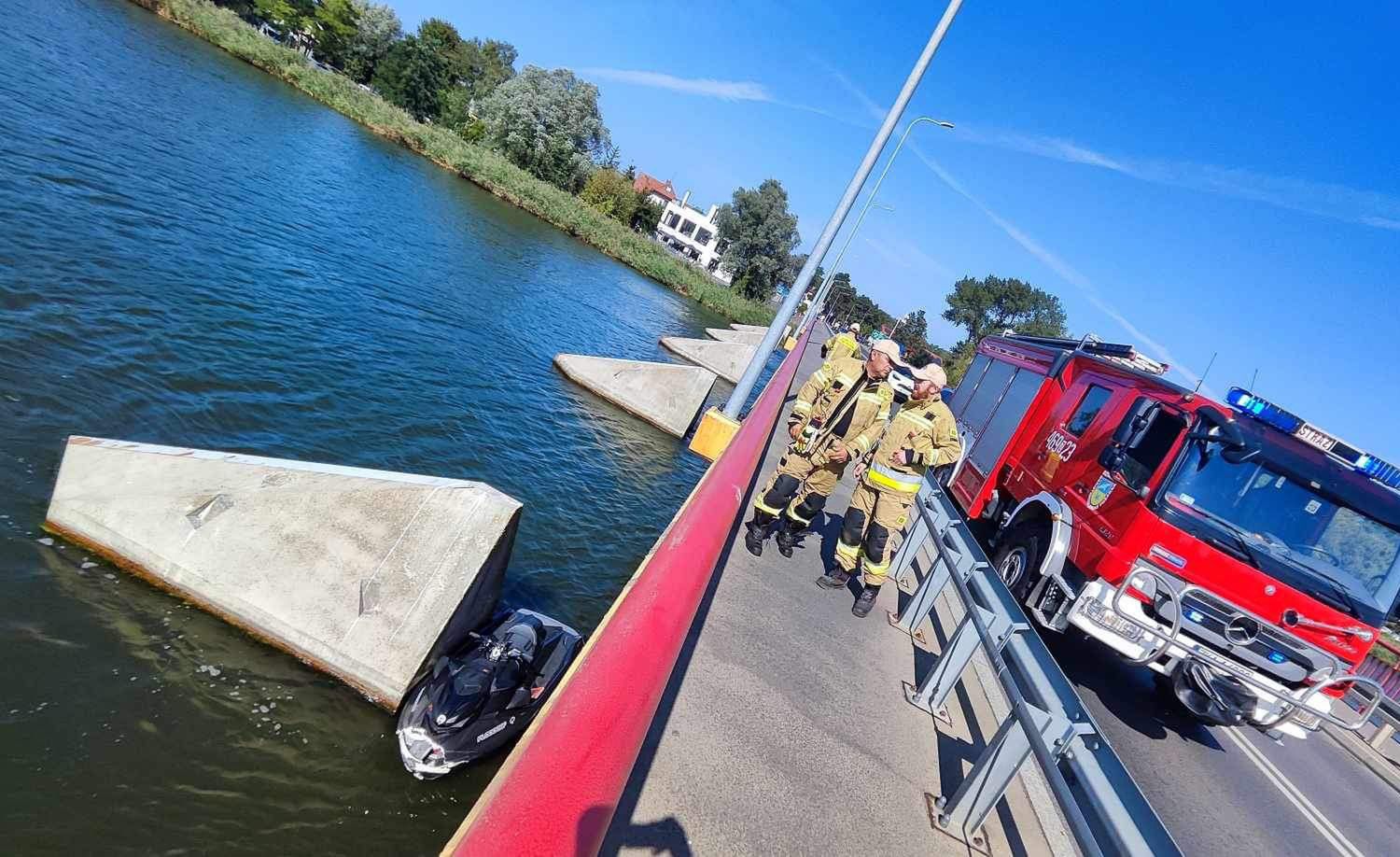 Wypadek w Dziwnowie. Ratownik złapał się za głowę