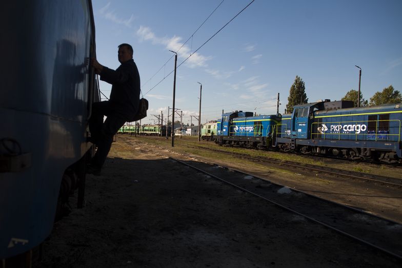 PKP Cargo SA Rail Freight OperationsAn employee climbs out of a locomotive at the PKP Cargo SA railway depot in Poznan Franowo, Poland, on Tuesday, Oct. 1, 2013. Polskie Koleje Panstwowe SA, the Polish state railway, will sell a stake in its freight transportation unit in the fourth quarter in the country's biggest initial public offering in almost a year. Photographer: Bartek Sadowski/Bloomberg via Getty ImagesBloombergEMEA; EUROPE, FINANCE; FINANCIAL; ECONOMY, FREIGHT; CARGO; SHIPPING, INDUSTRY: INDUSTRIAL, POLAND; POLISH; EUROPE, RAIL; RAIL TRAVEL; RAILWAY, TRAIN; TRAINS; RAIL