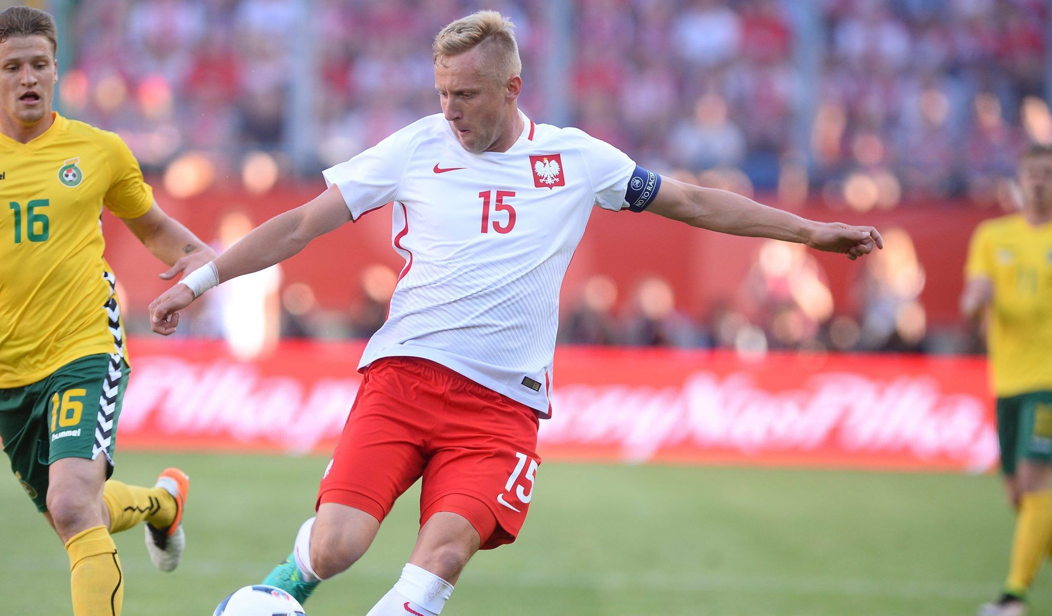 Kamil Glik, mecz Polska - Litwa