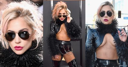 Rozebrana Lady Gaga na gali Grammy