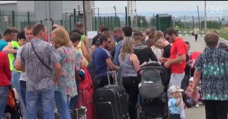Chaos na przejściu w kierunku Rosji