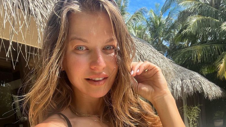 Anna Lewandowska WYPOCZYWA w tajemniczych tropikach i chwali się fotką w bikini. Fani zgadują: "Malediwy"