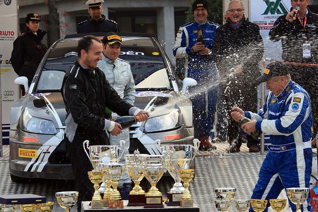 Kubica po wygranej w ostatnim rajdzie