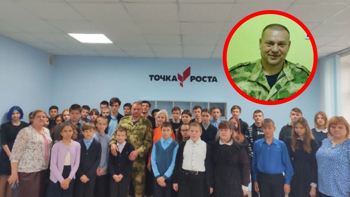 Rosyjski żołnierz prowadził lekcję w szkole, a parę godzin później pobił sąsiadów