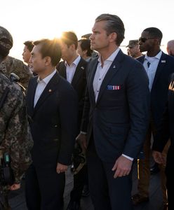 Prowokacja Korei Północnej podczas wizyty Hegsetha na granicy