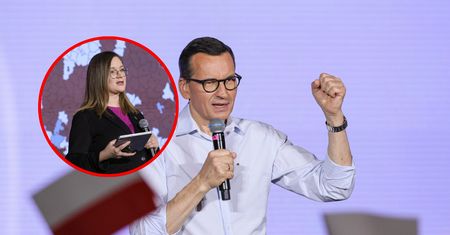 Niespodziewany gość u Morawieckiego. Wygłosiła przemówienie