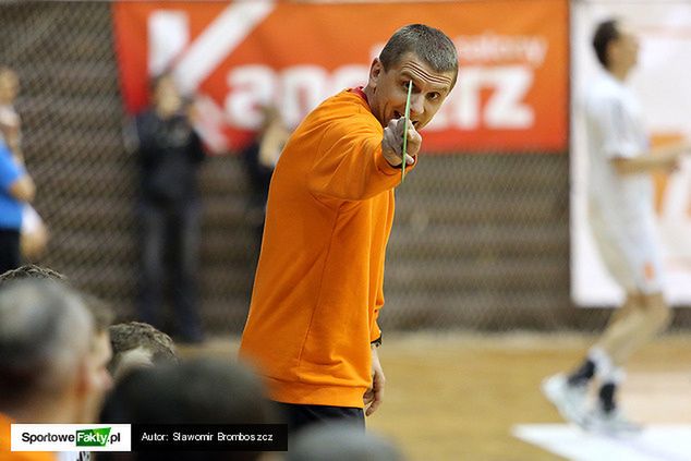 Cezary Winkler jeszcze jako szkoleniowiec NMC Powen Zabrze