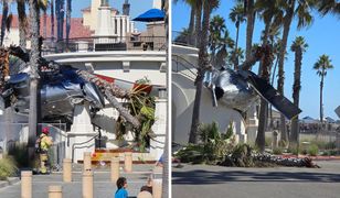 Katastrofa helikoptera w Kalifornii. Szokujące nagrania