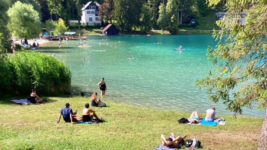 Relaks nad jeziorem Bled